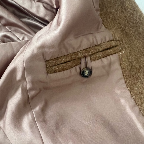 Madewell Bouclé Larsen Blazer Size XL Toffee Melange Brown Jacket Alpaca Blend - Picture 16 of 16